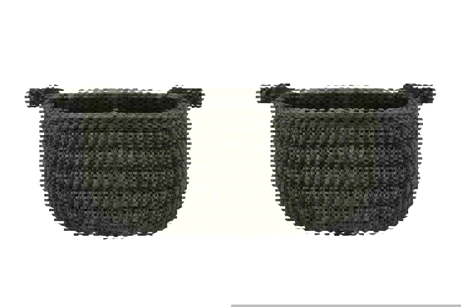 Small basket OLIVE GREEN - Zuri House