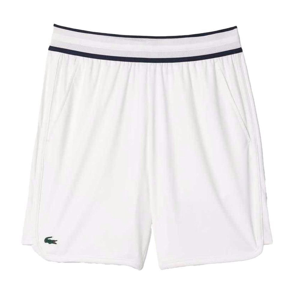 Lacoste Mens Daniil Medvedev Tennis Shorts - White