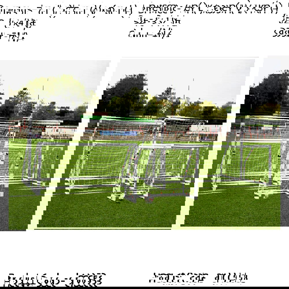 8 x 4 Feet Match Approved Football Goal Post Spare Net - All Weather Outdoor