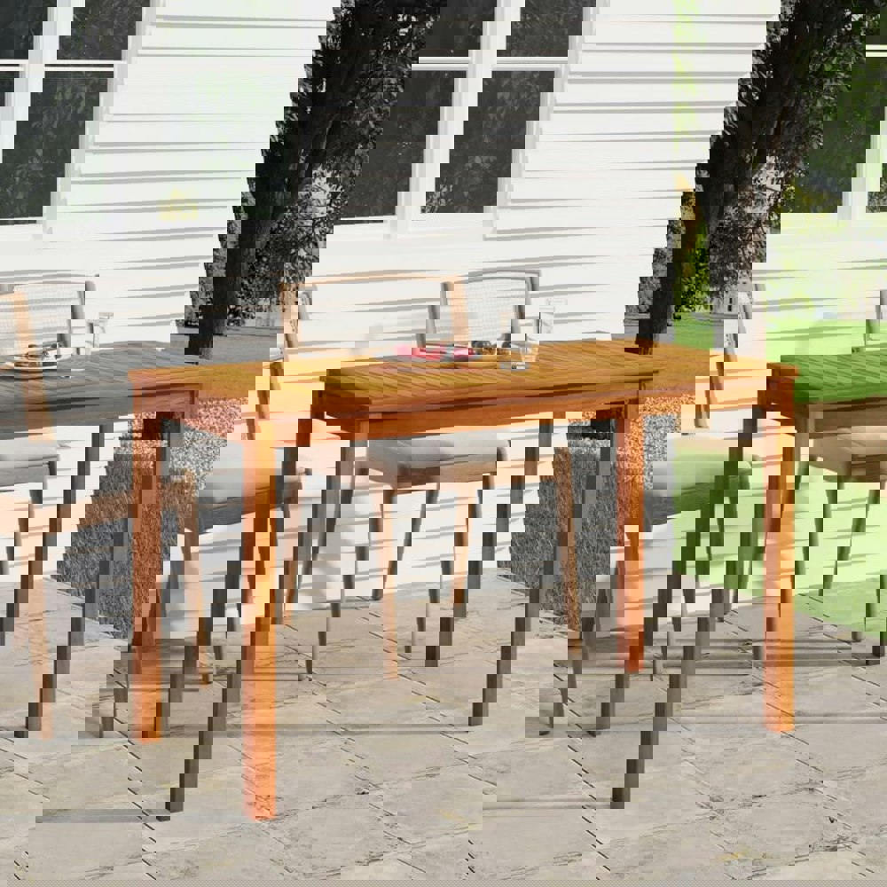 Berkfield Garden Table 110x55x67 cm Solid Wood Acacia