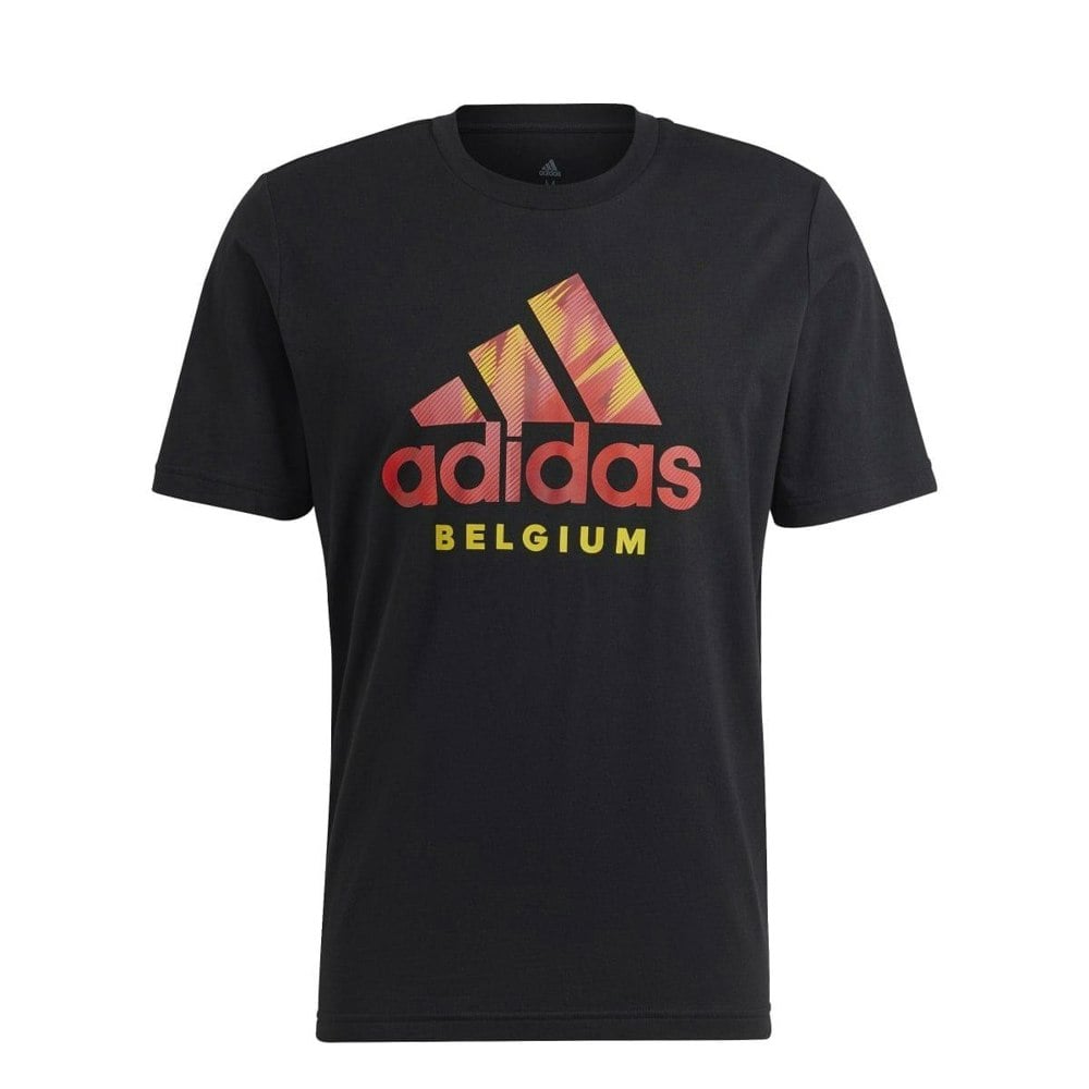 Adidas Mens Belgium Graphic T-Shirt - Black