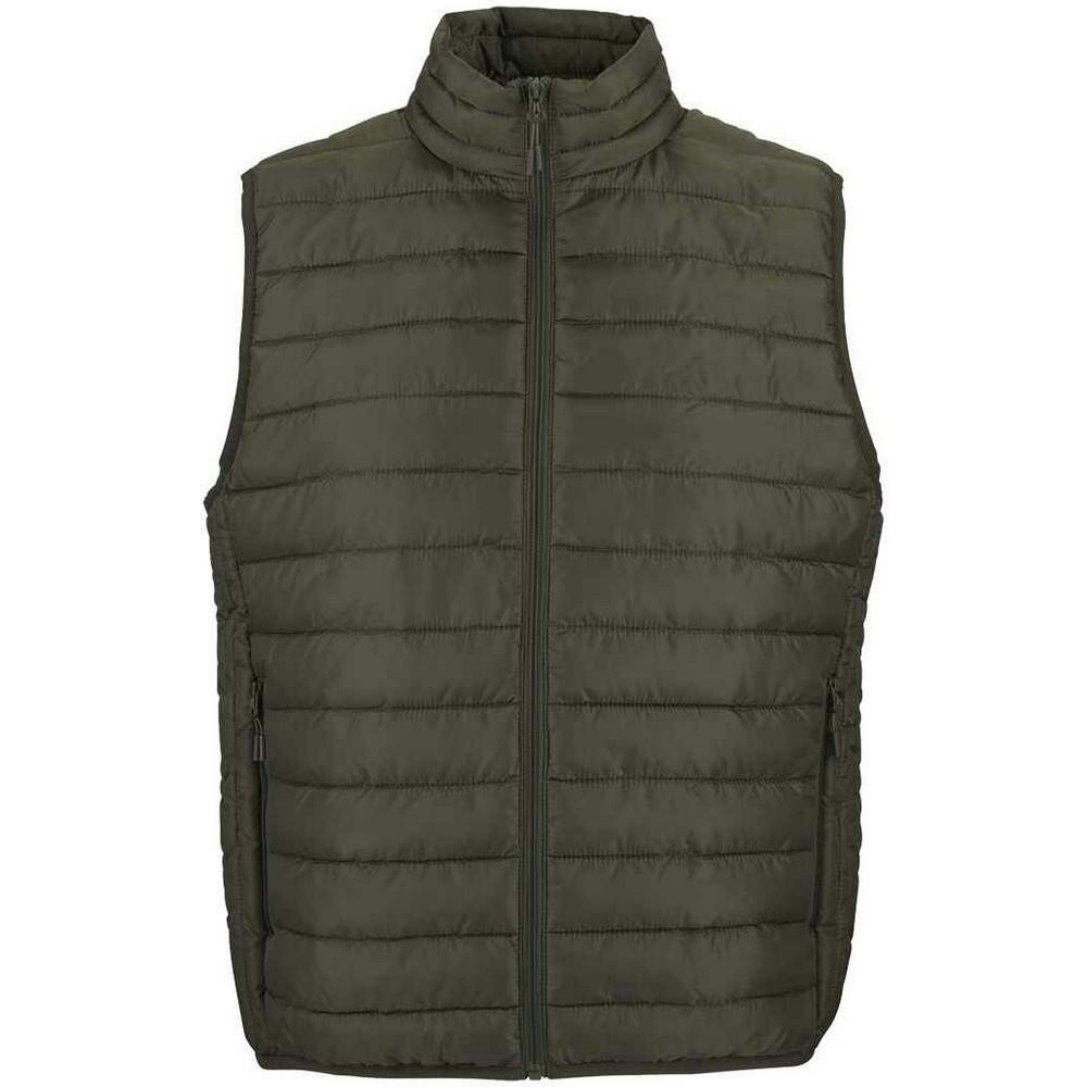 SOLS Mens Stream Body Warmer - Army - Army - 100% Polyester