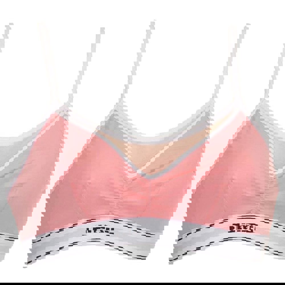 Diesel LAVY Cotton Bralette, Pink