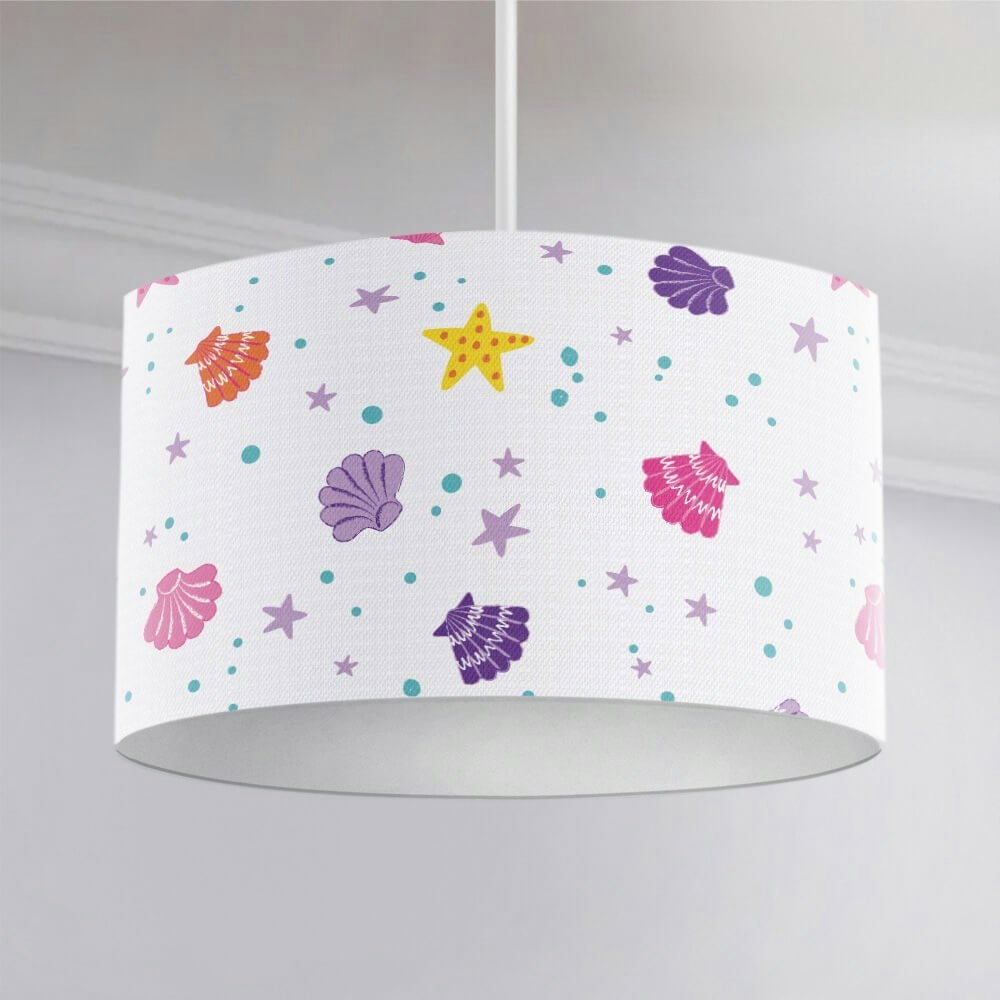 Magical Mermaids Reverse Ceiling Lampshade - Happy Linen Company