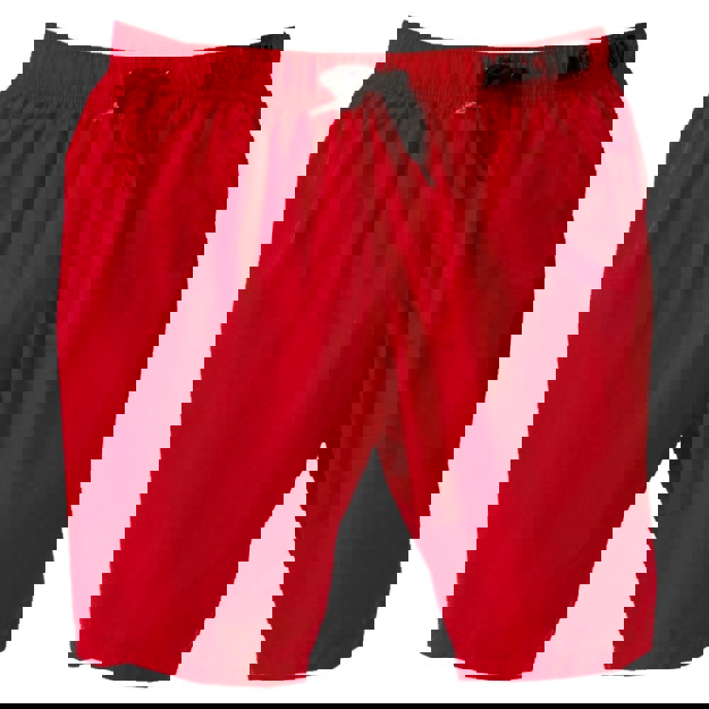 Moschino Metal Logo Red Long Swim Shorts M