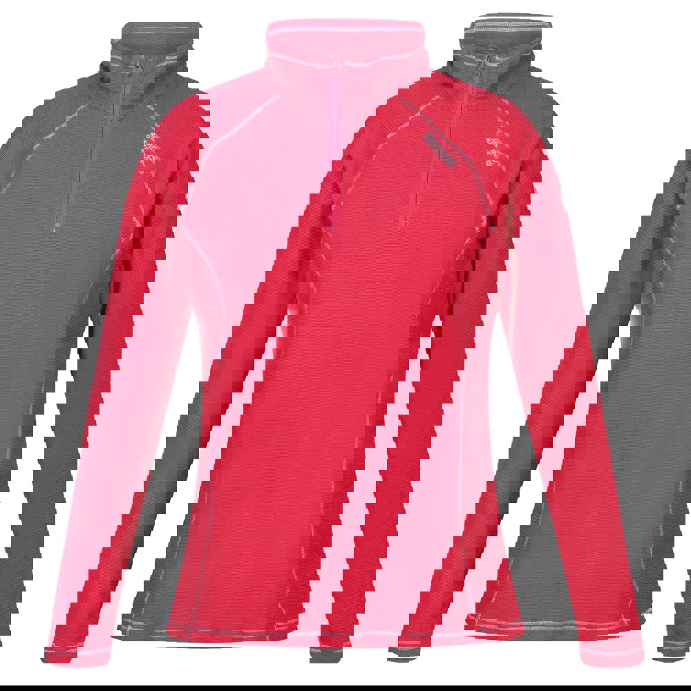 Regatta Great Outdoors Womens/Ladies Montes Half Zip Fleece Top - Pink Potion