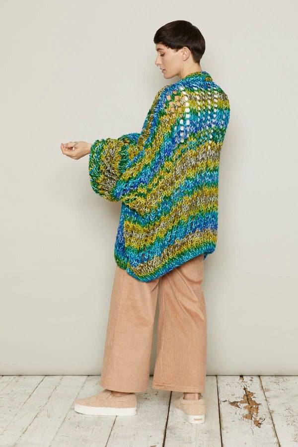 Bo Carter Hand Knitted Norma Cardigan - Jungle