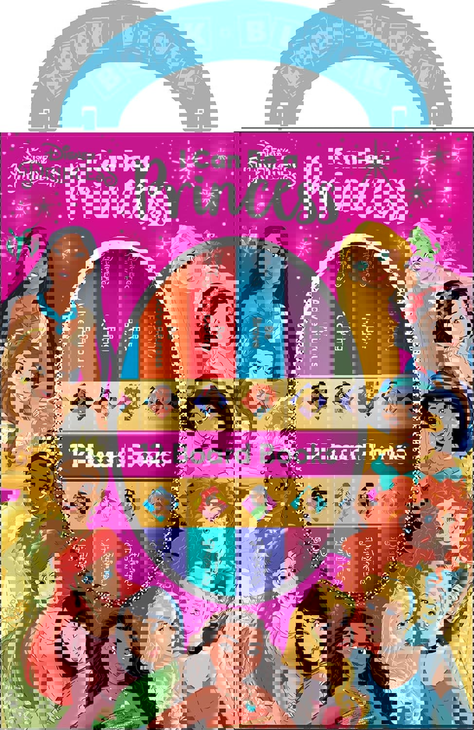 Disney Princess - I Can Be Princess My First Library Board Book Block 12-Book Set