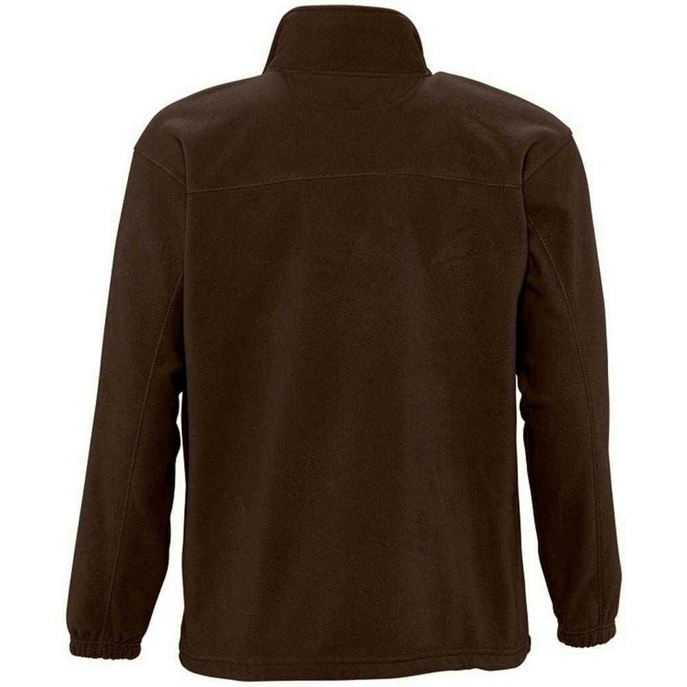 SOLS Unisex Adult North Fleece Jacket - Dark Chocolate