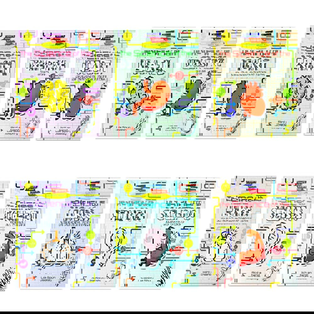 FOX EYE PUBLISHING Flowchart Explorers Human Body STEM 6 Science Books Set