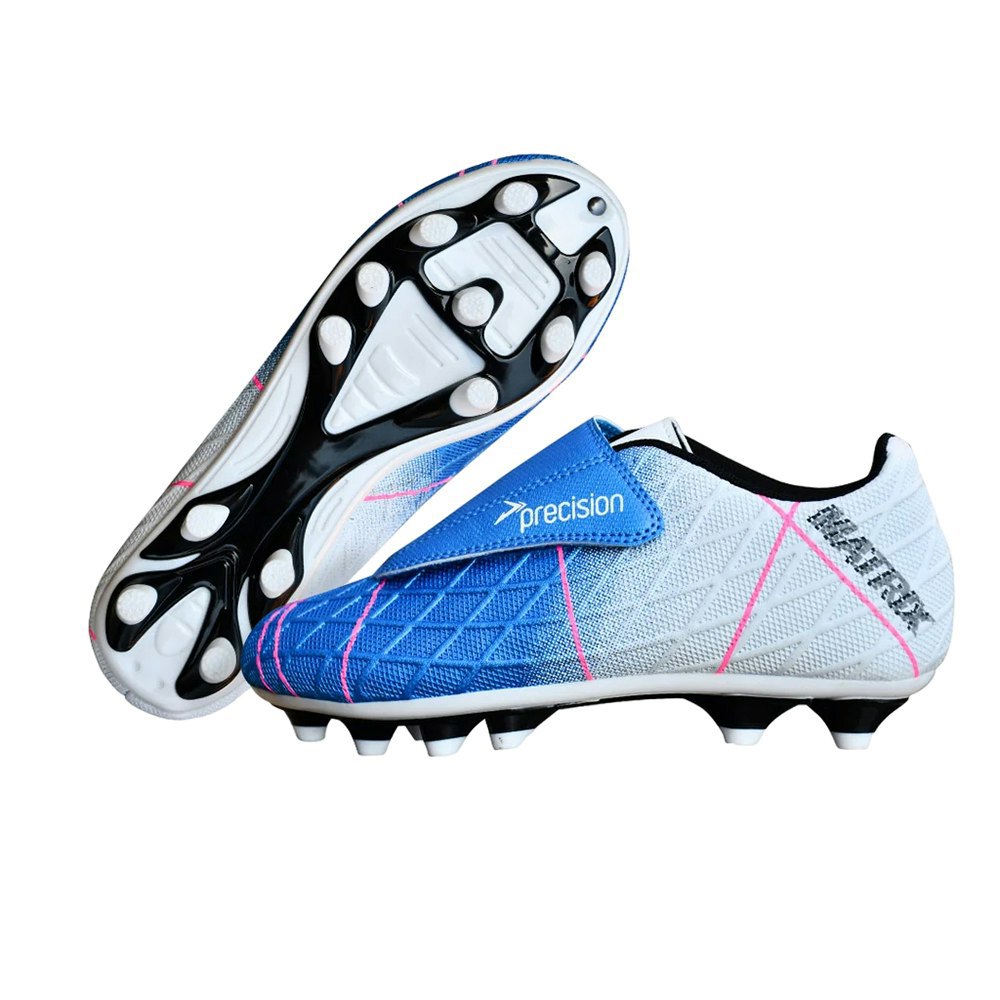 Precision Boys Matrix Football Boots - Aqua/White/Fuchsia