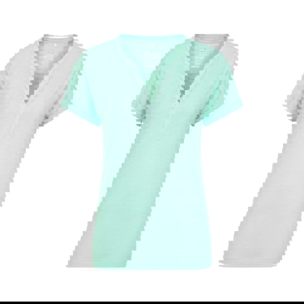 Mountain Warehouse Womens/Ladies Skye Slub Quick Dry T-Shirt - Mint
