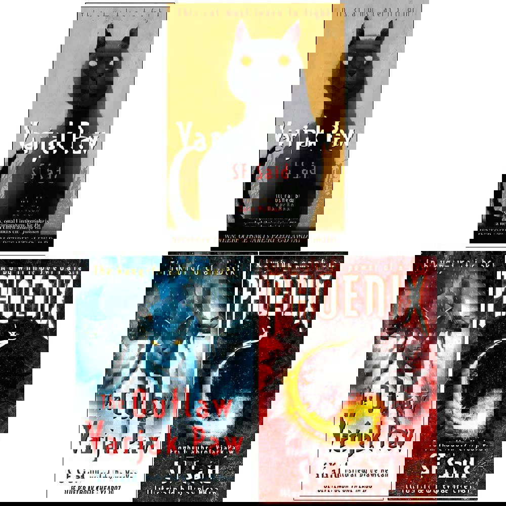 SF Said Collection 3 Book Set (Varjak Paw, Phoenix, The Outlaw Varjak Paw)