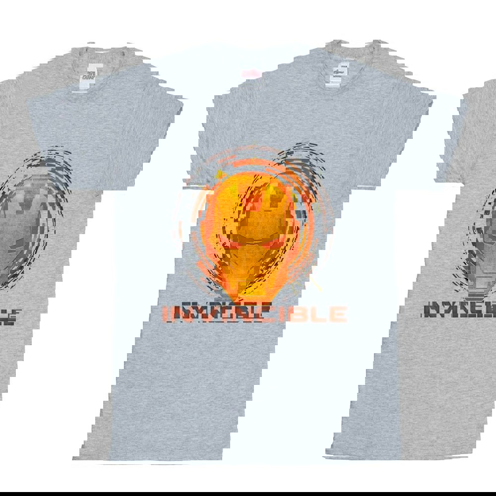 Marvel Boys Iron Man Invincible T-Shirt - Sports Grey