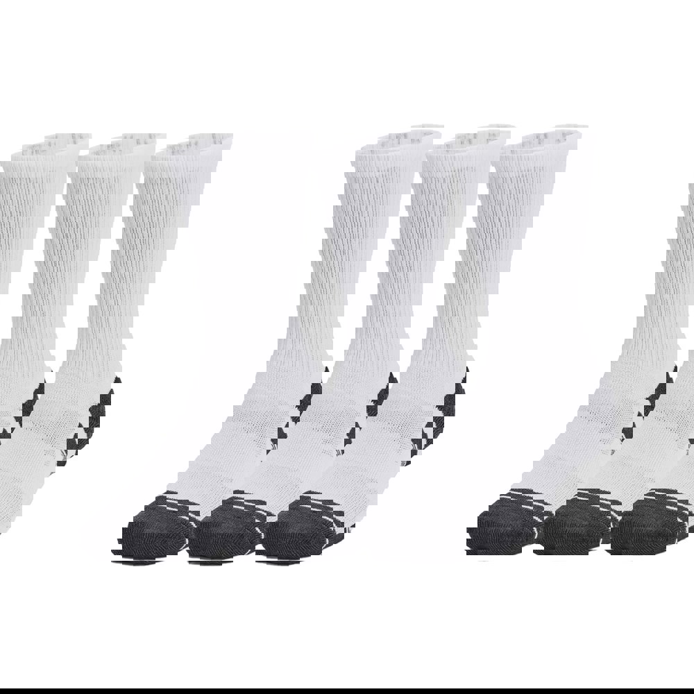 Under Armour Unisex Adult Performance Tech Crew Socks (Pack of 3) - White
