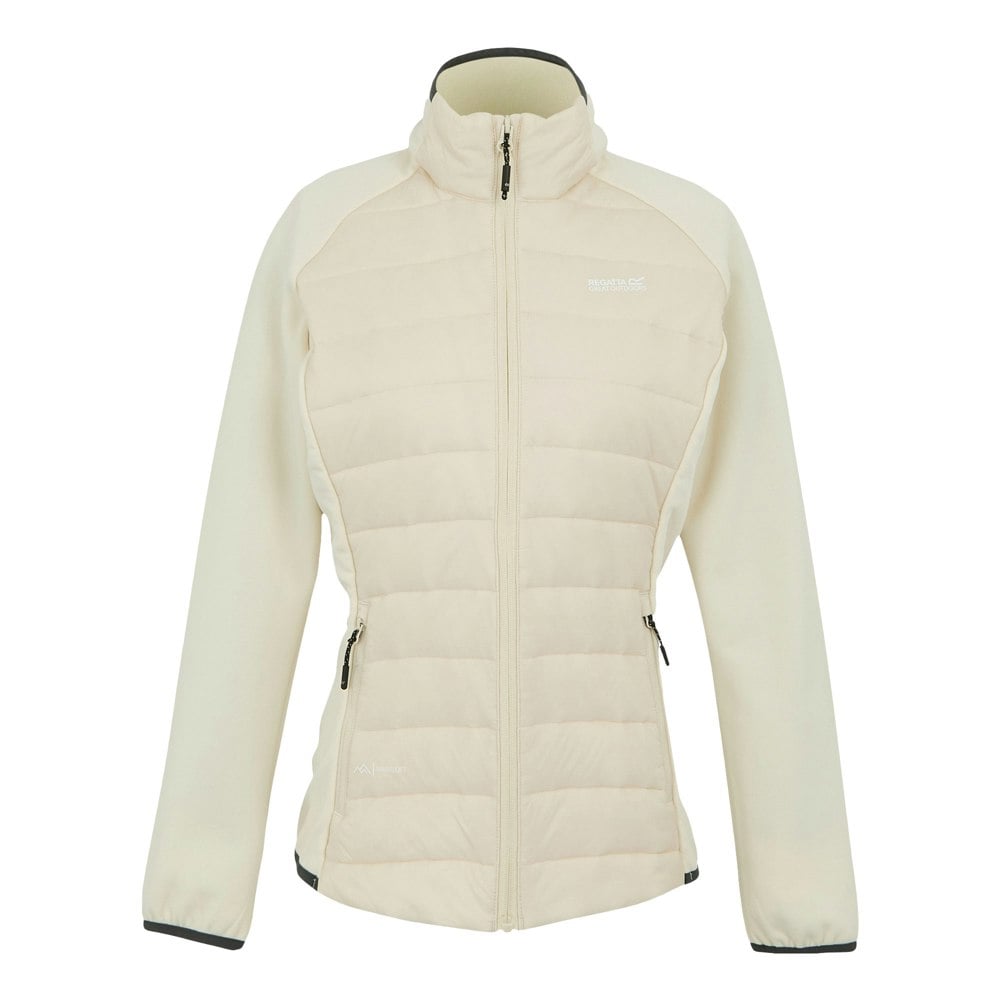 Regatta Womens/Ladies Clumber V Hybrid Jacket - Light Vanilla/Seal Grey