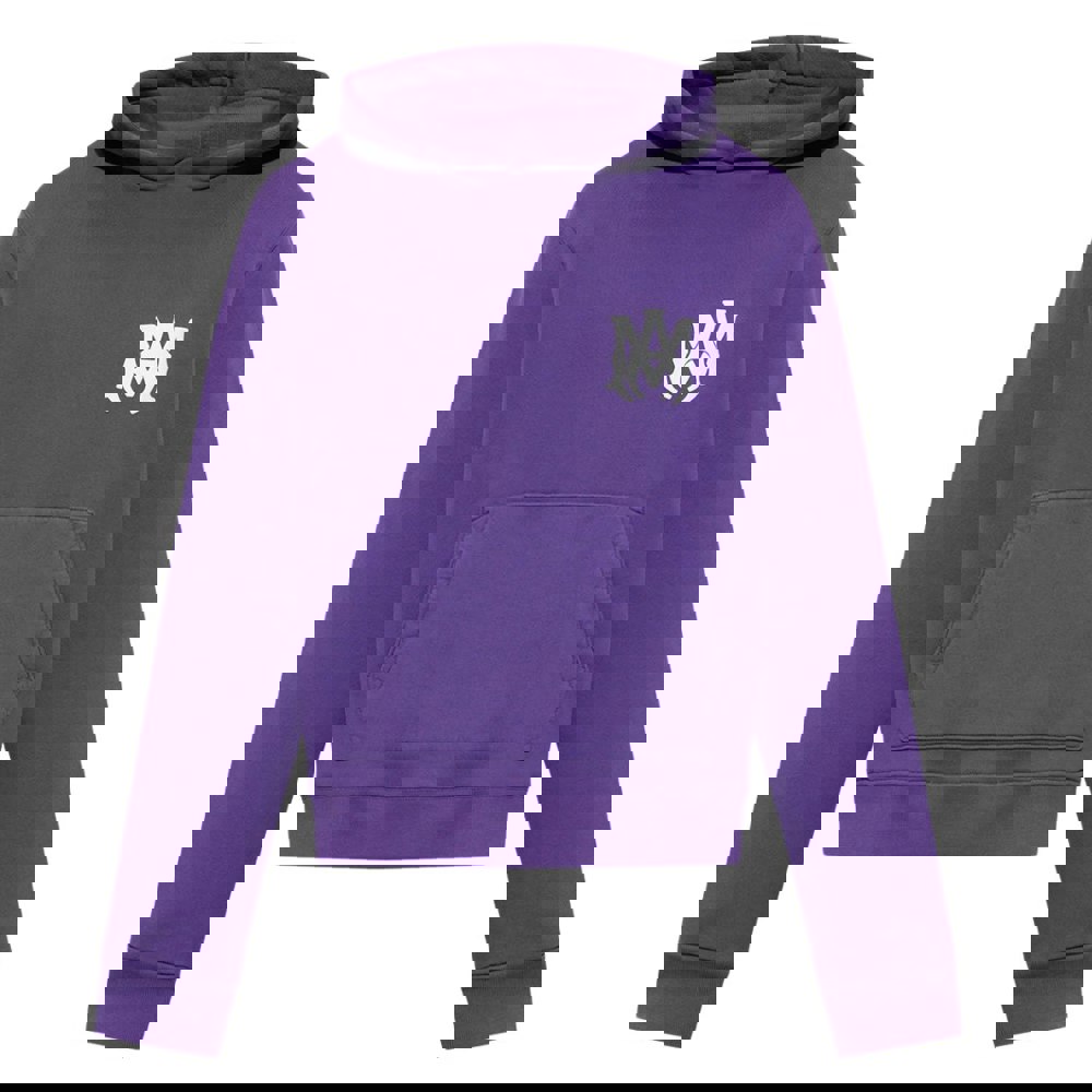 Amiri MA Logo Purple Hoodie