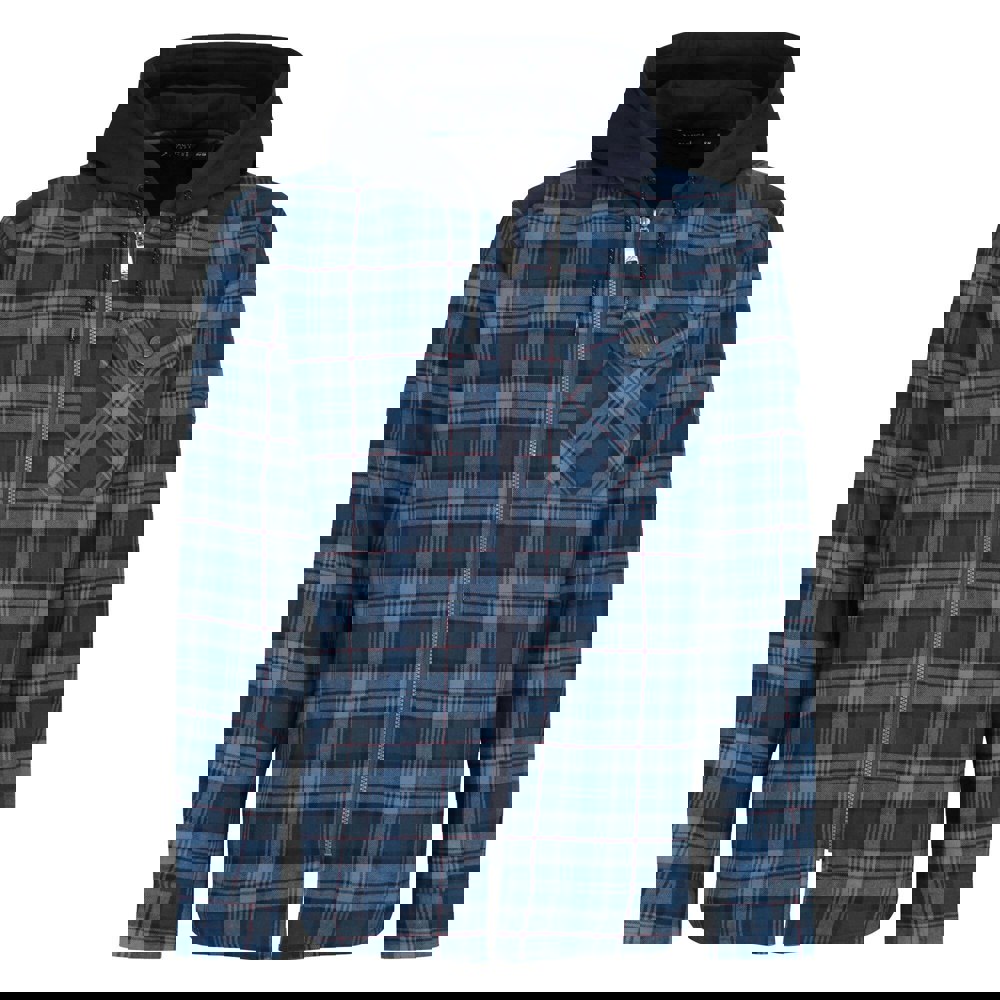 Regatta Men's Tactical Siege Checked Jacket - Navy