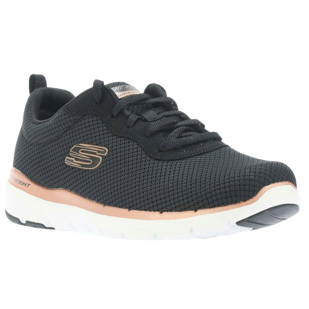 Skechers Womens Flex Appeal 3.0 First Insight Trainers - Black