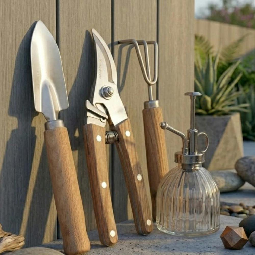 Garden Greatness Rustic 4 Piece Garden Tool Set
