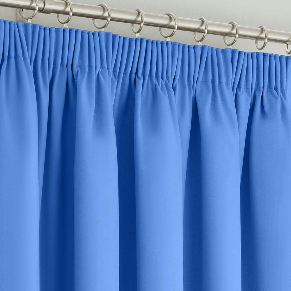 Velosso Manhattan Pencil Pleat Blackout Curtains - 163cm x 228cm