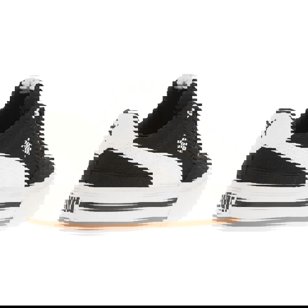 Puma Childrens/Kids Classic Vulc Court Trainers - Black/White