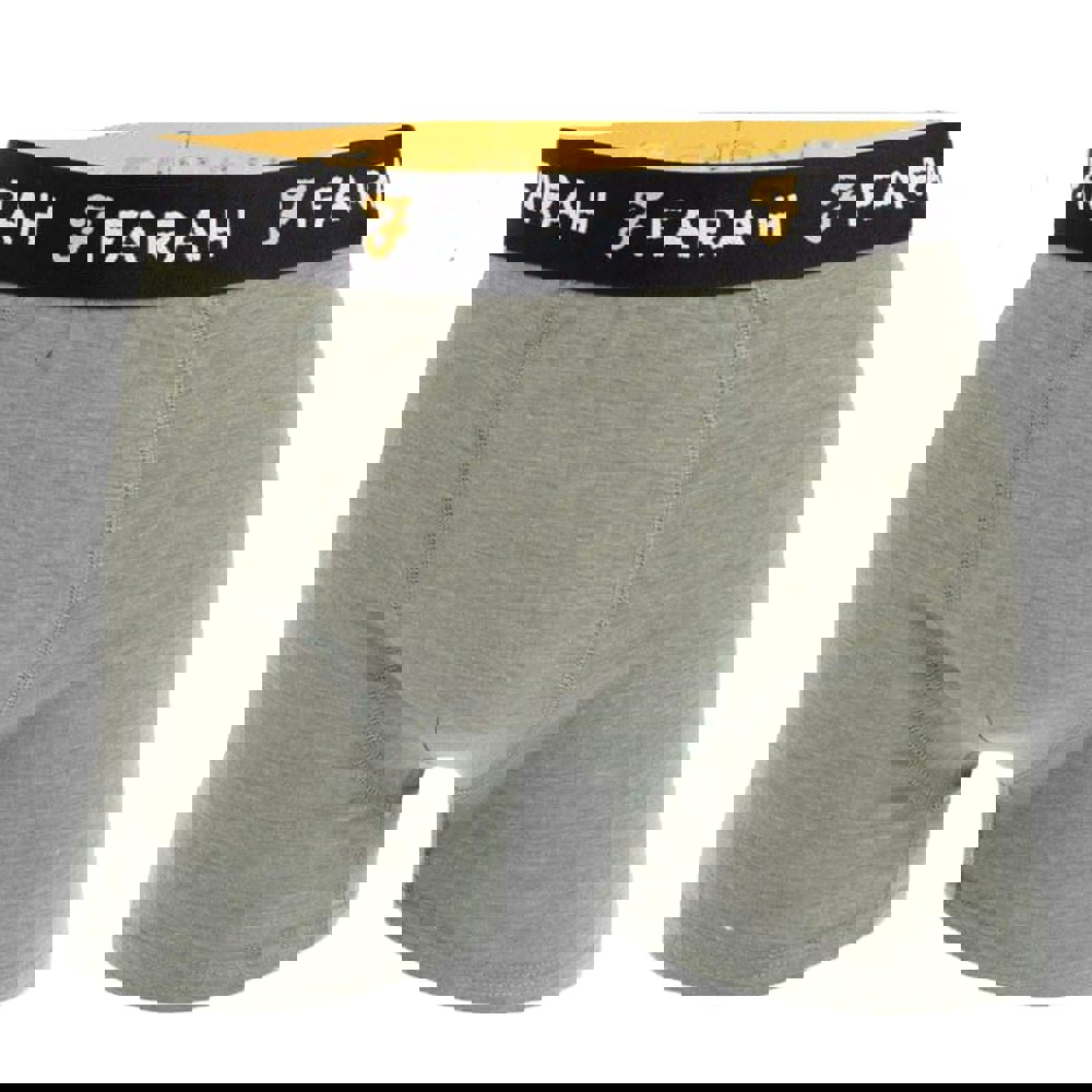 Farah Mens Ronson Boxer Shorts (Pack of 5) - Olive/Black/Light Grey/Dark Grey