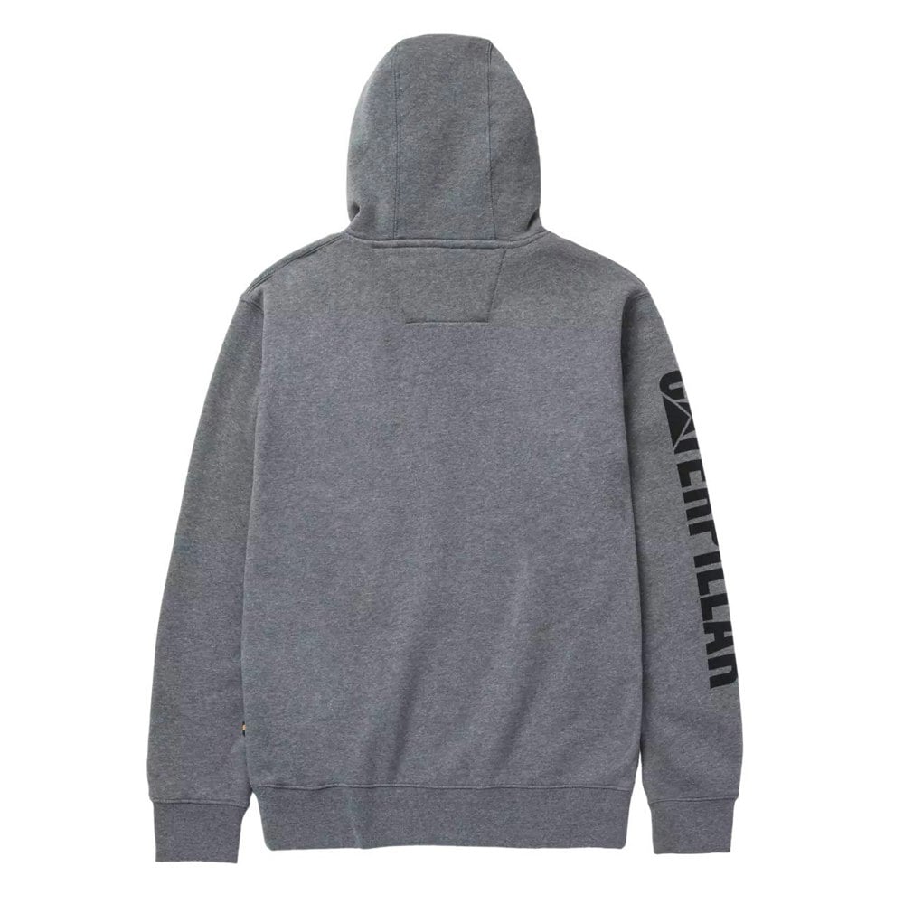 Caterpillar Mens Logo Hoodie - Dark Grey