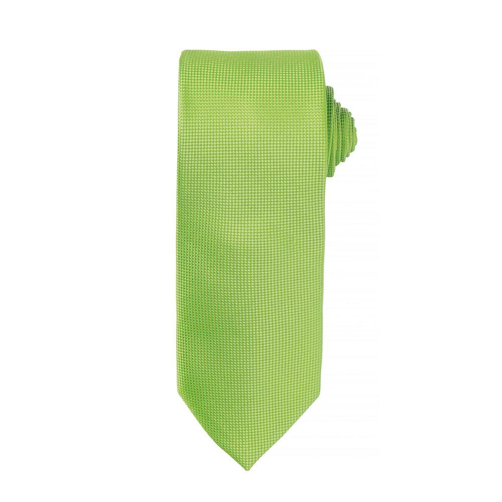 Premier Mens Micro Waffle Formal Work Tie - Lime - One Size - Lime