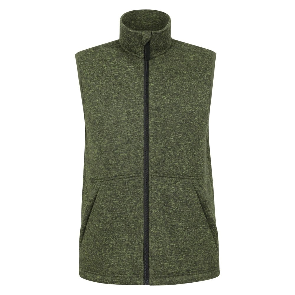 Mountain Warehouse Mens Idris Fleece Gilet - Khaki Green