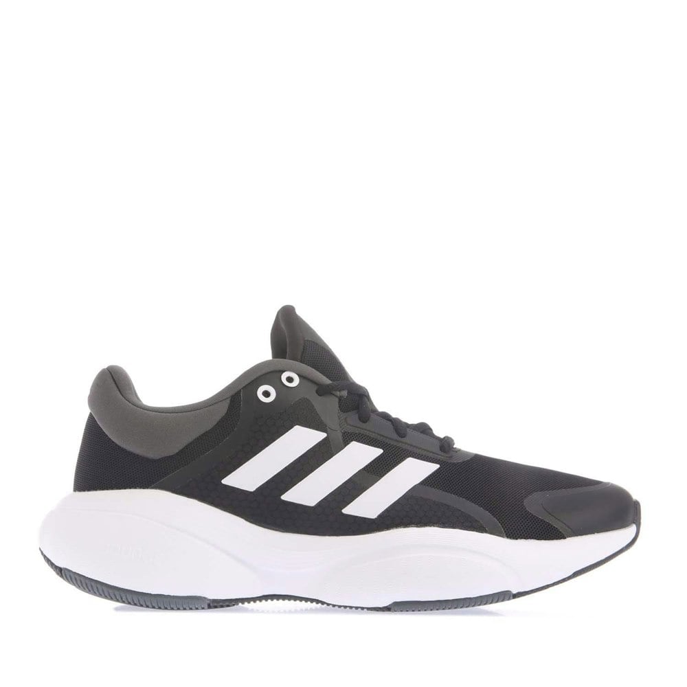 Adidas Womens Response Running Shoes - Black / White