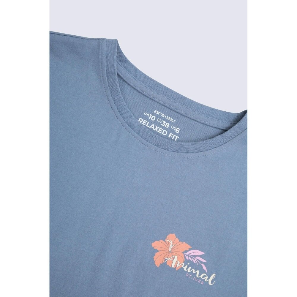 Animal Womens Leena St Ives Short-Sleeved T-Shirt - Blue