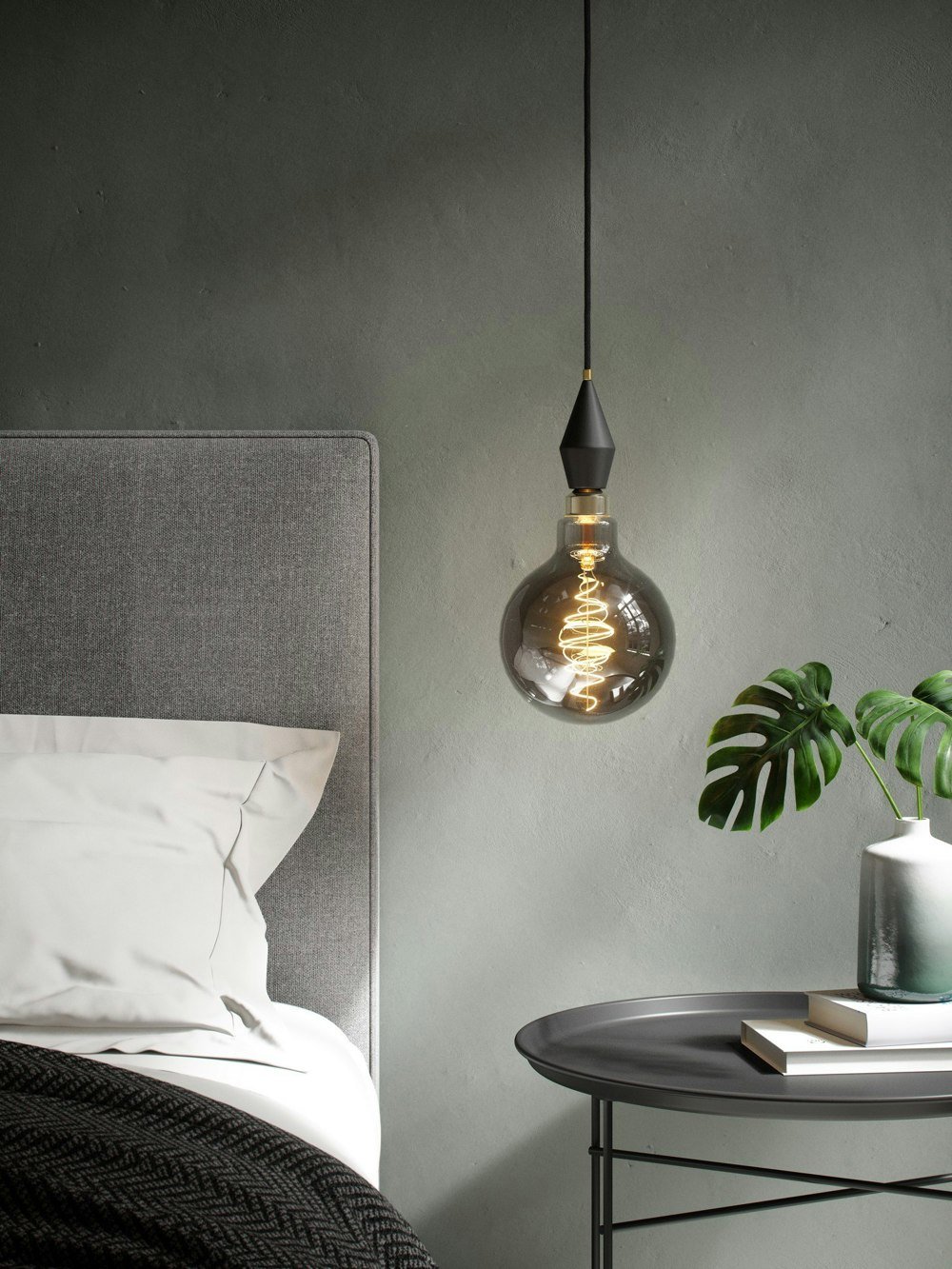 Nordlux Deco E27 | G200 Spiral | Dim | 1800 Kelvin | 200 Lumen | Light Bulb | Smoked