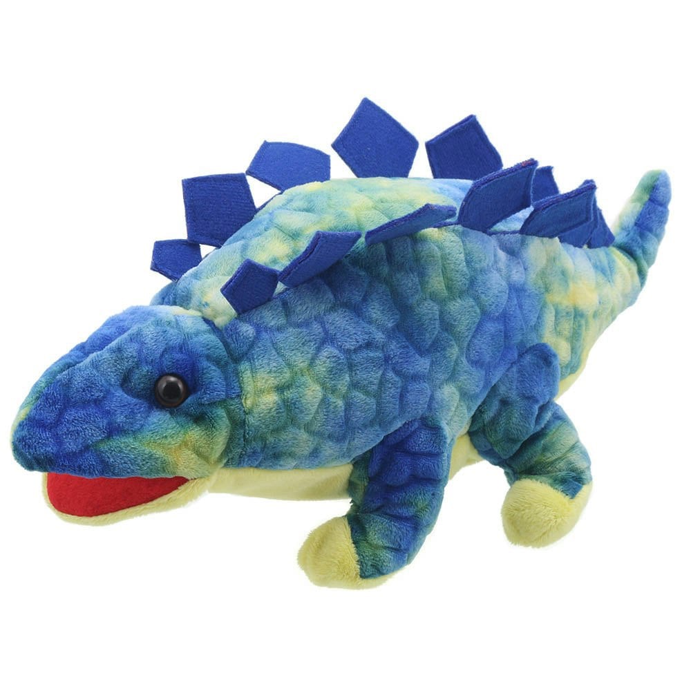 The Puppet Company Stegosaurus - Blue - Baby Dinos