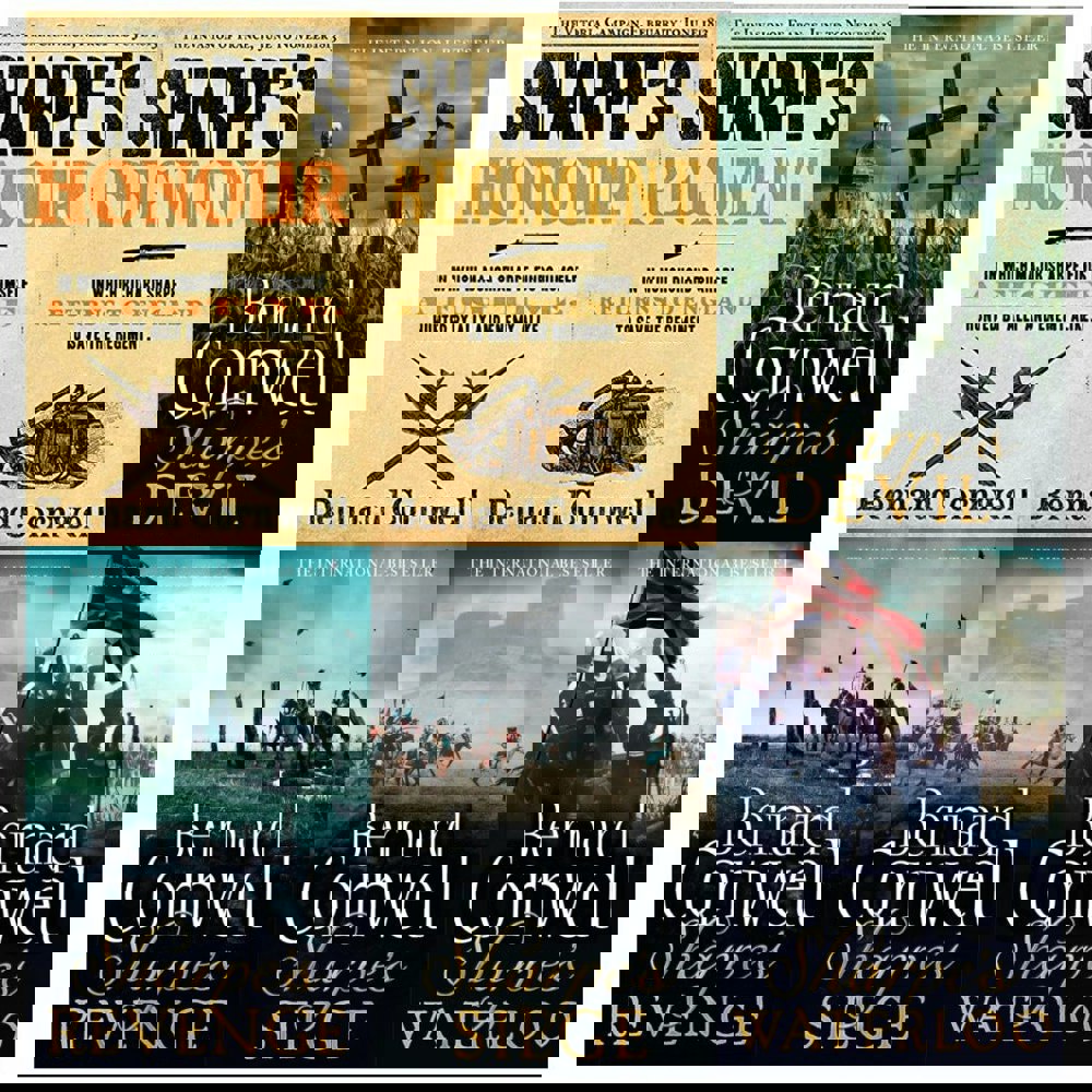 Bernard Cornwell Richard Sharpes Series 16 To 21 - 6 Books Set