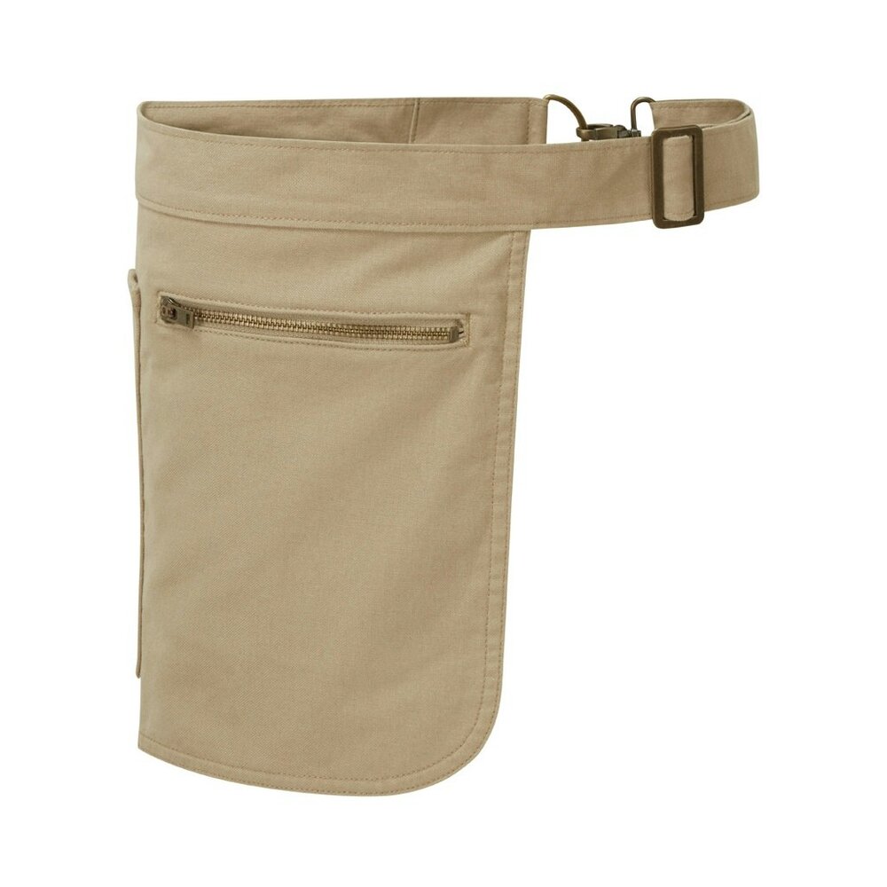 Premier Adults Unisex Metro Utility Hip Apron - Khaki