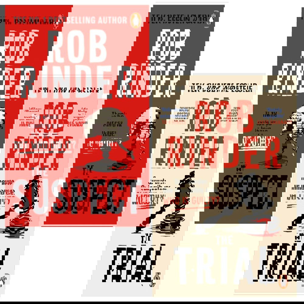 Rob Rinder 2 Books Collection Set (The Trial, The Suspect)