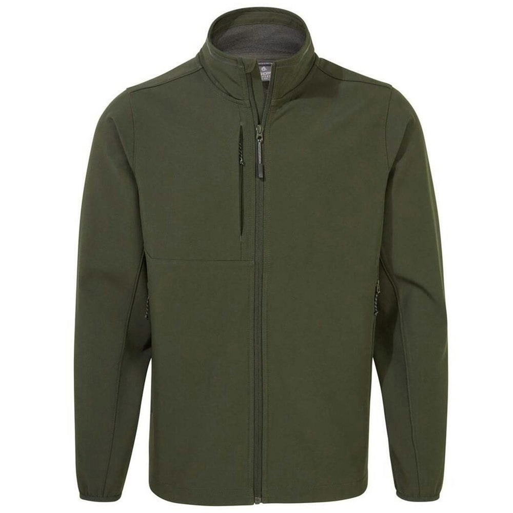 Craghoppers Mens Expert Basecamp Soft Shell Jacket - Dark Cedar
