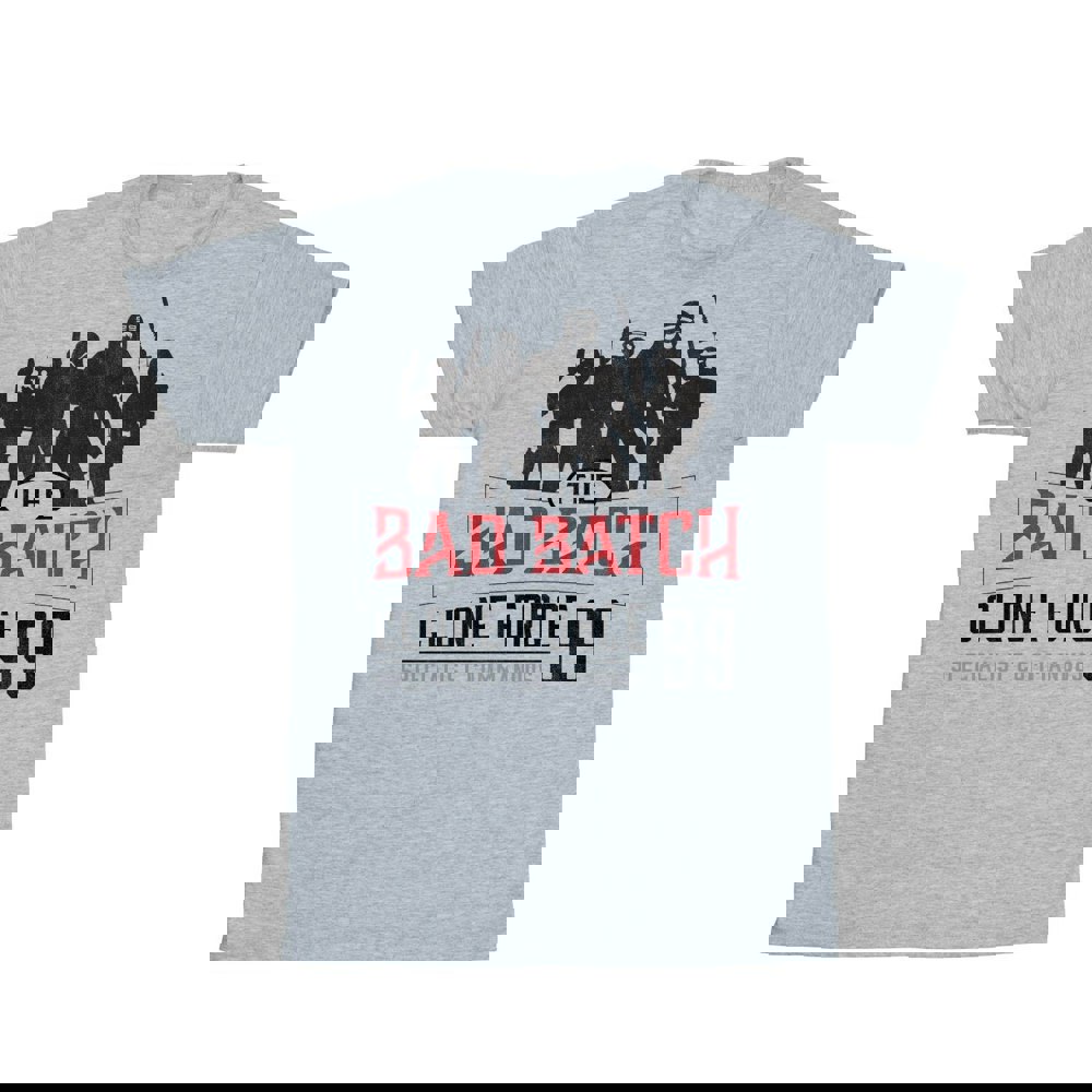 Star Wars Mens The Bad Batch Clone Force 99 T-Shirt - Sports Grey