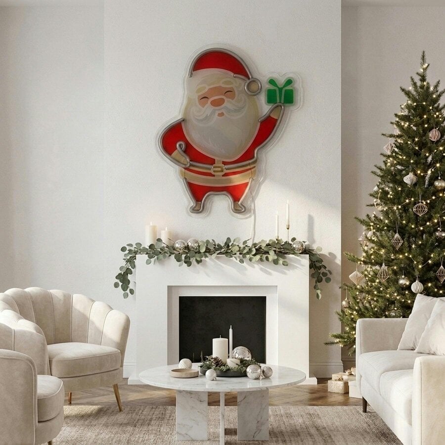 Garden Greatness Radiant Santa Claus USB Neon Light