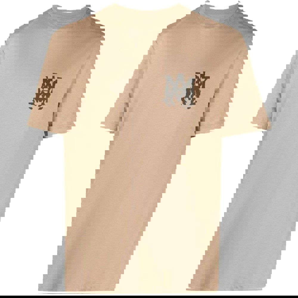 Amiri MA Logo Tan Beige T-Shirt XL