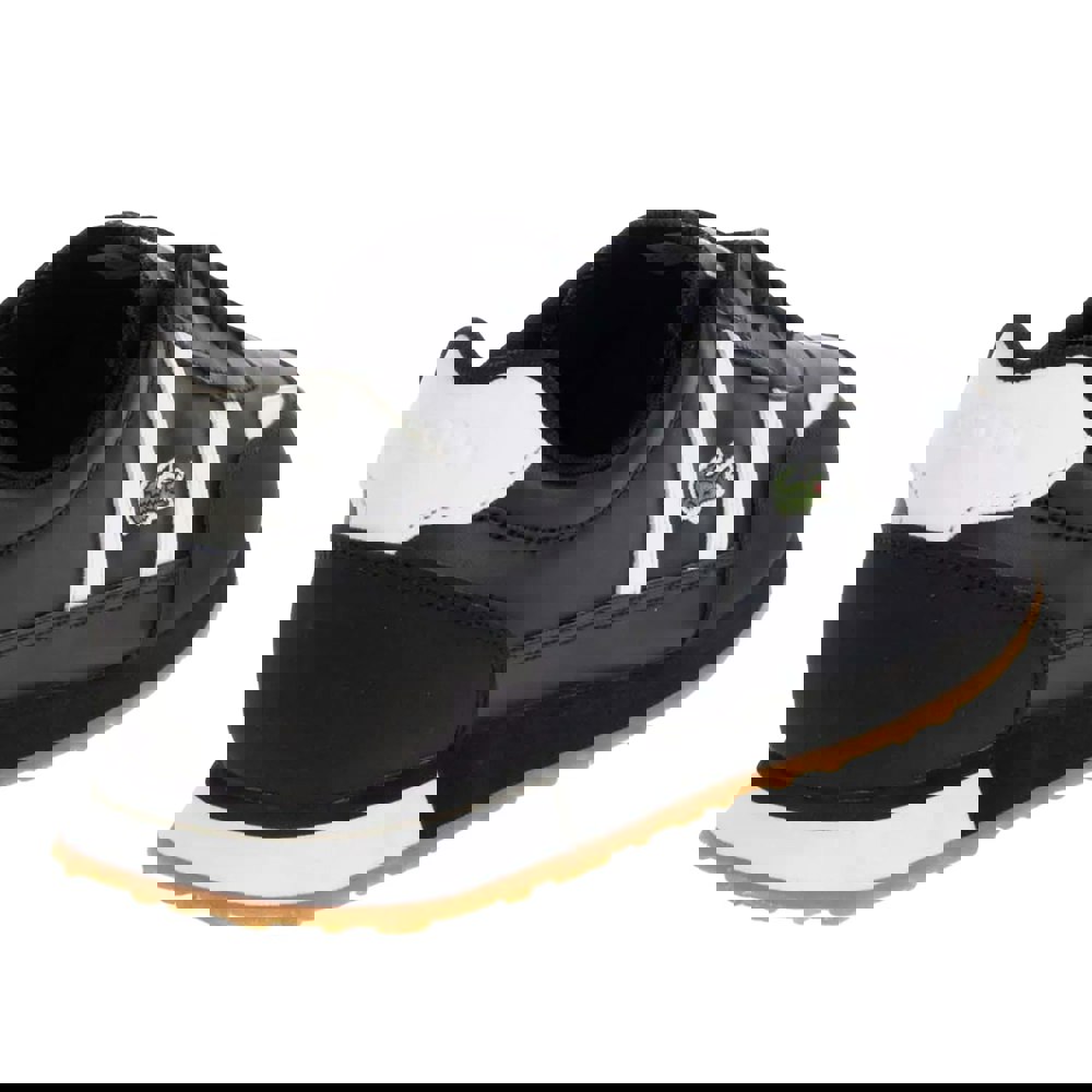 Lacoste Kids Partner Trainers - Black/White