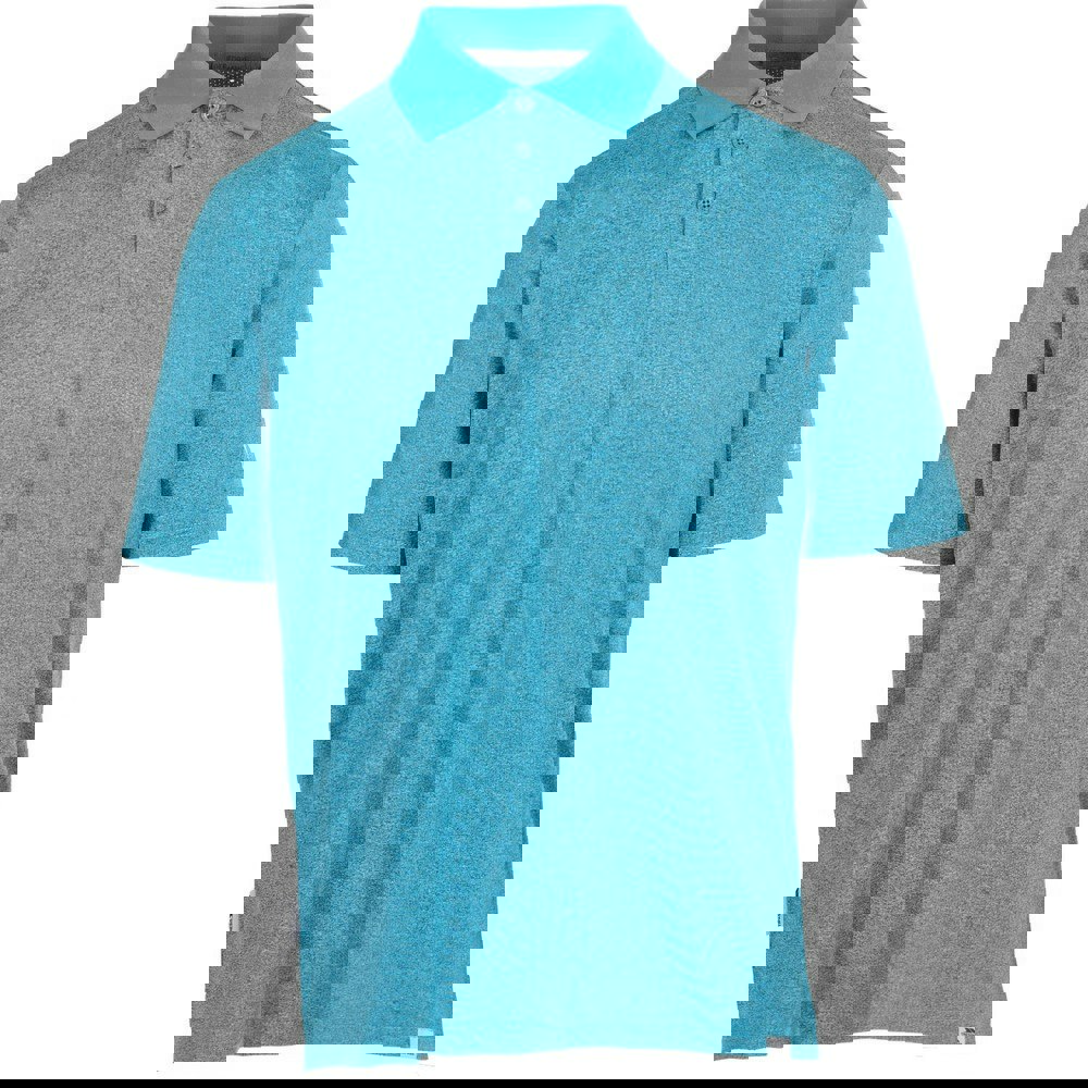 Trespass Mens Gedding Polo Shirt - Pond Blue Marl