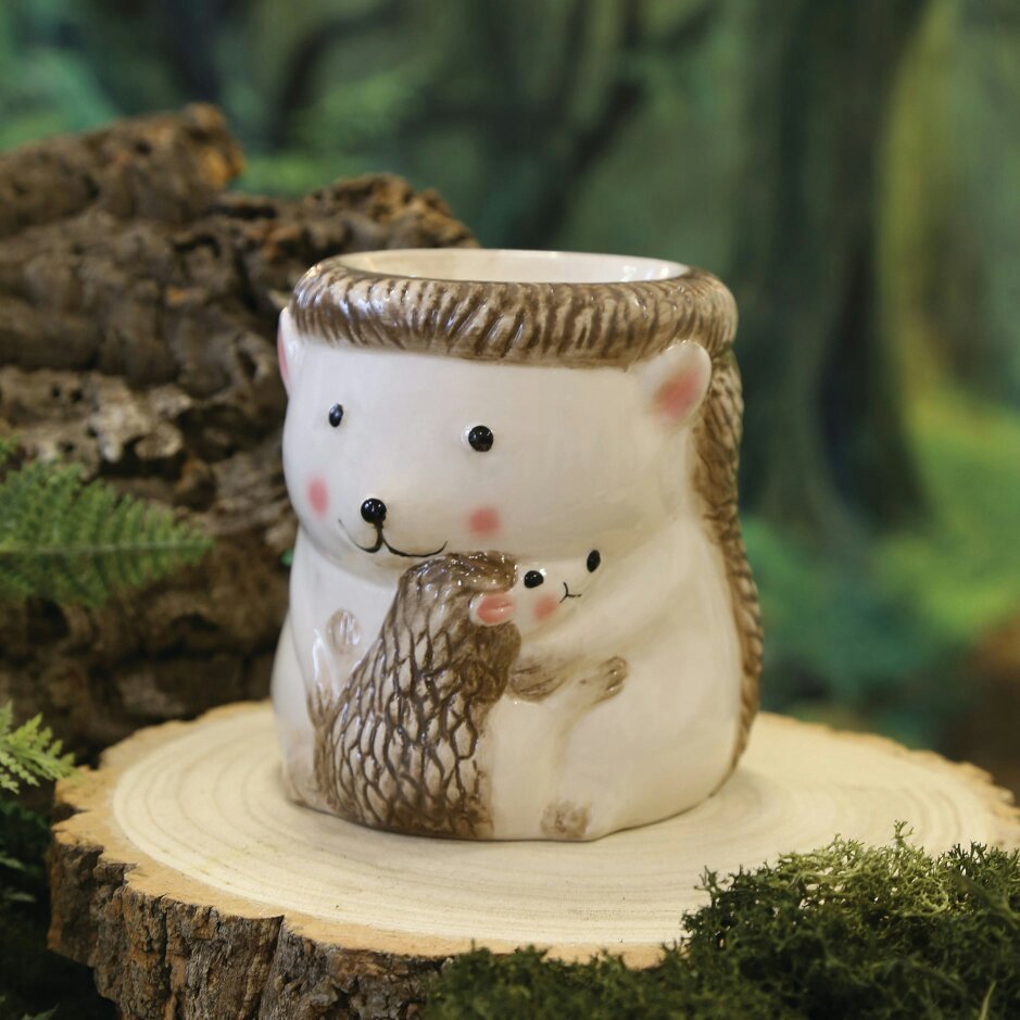Fosse Living Hedgehog Ceramic Wax Melter 11cm