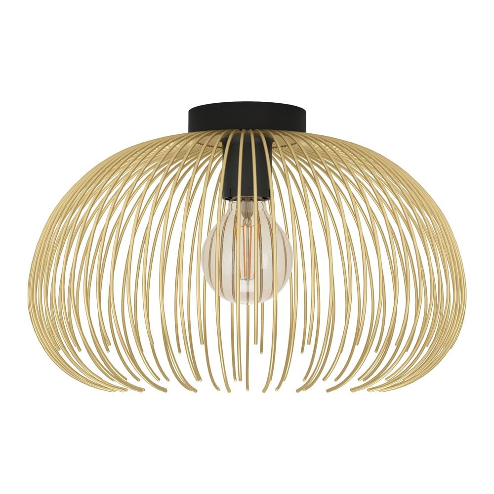 EGLO Venezuela Spherical Gold And Black Ceiling Light