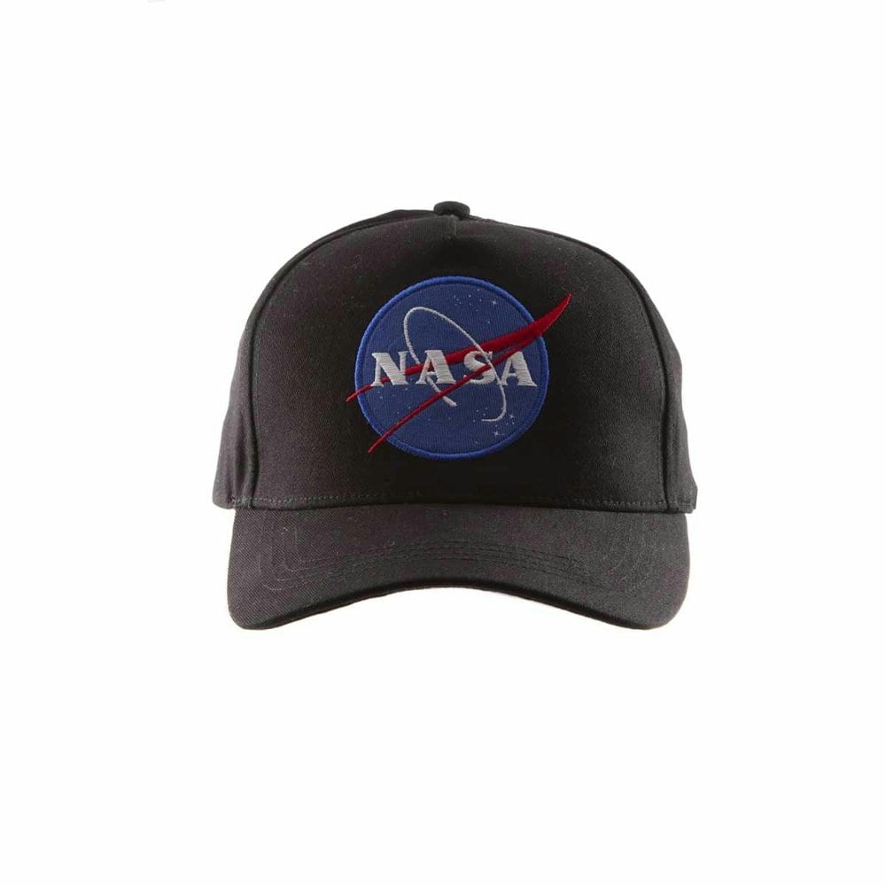 NASA Unisex Adult Meatball Insignia Vintage Snapback Cap - Black