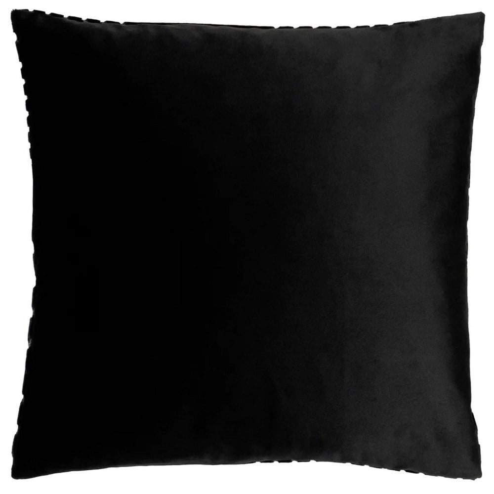 Paoletti Evoke Cut Cushion Cover - Black