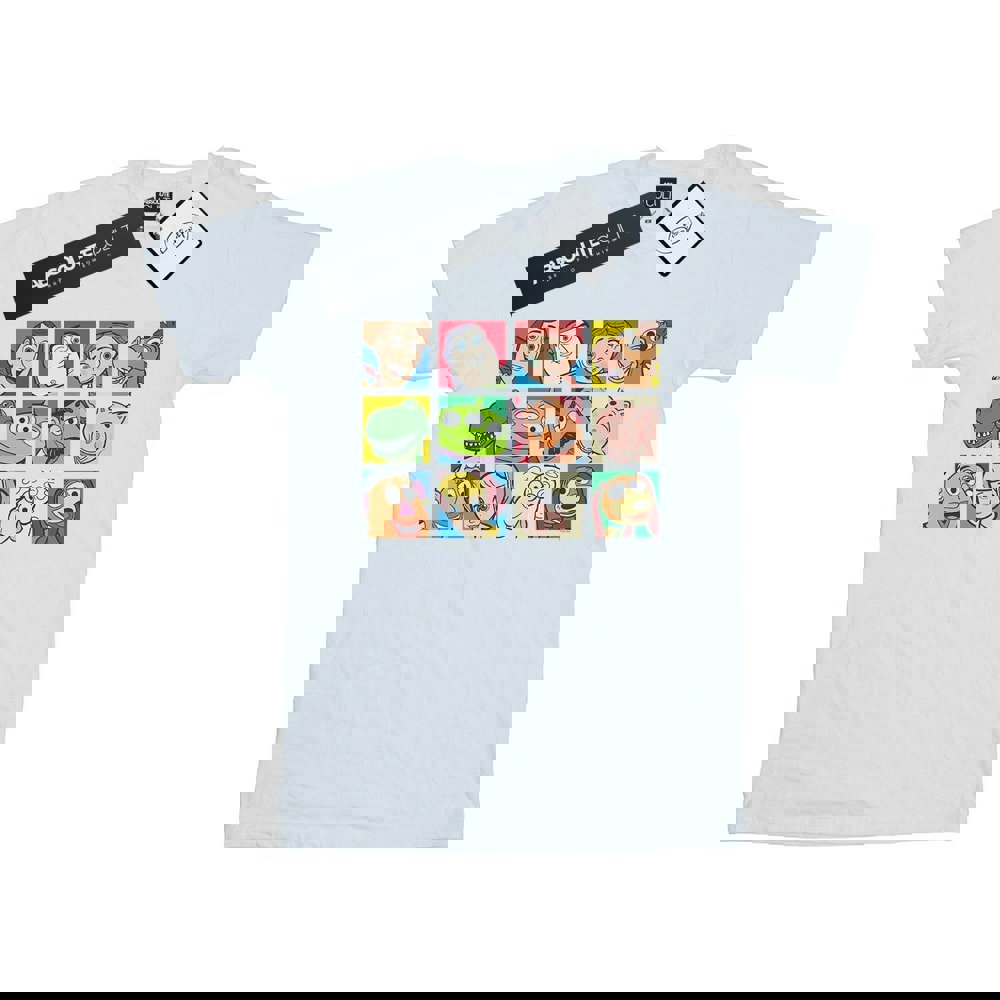 Disney Boys Toy Story Character Squares T-Shirt - White