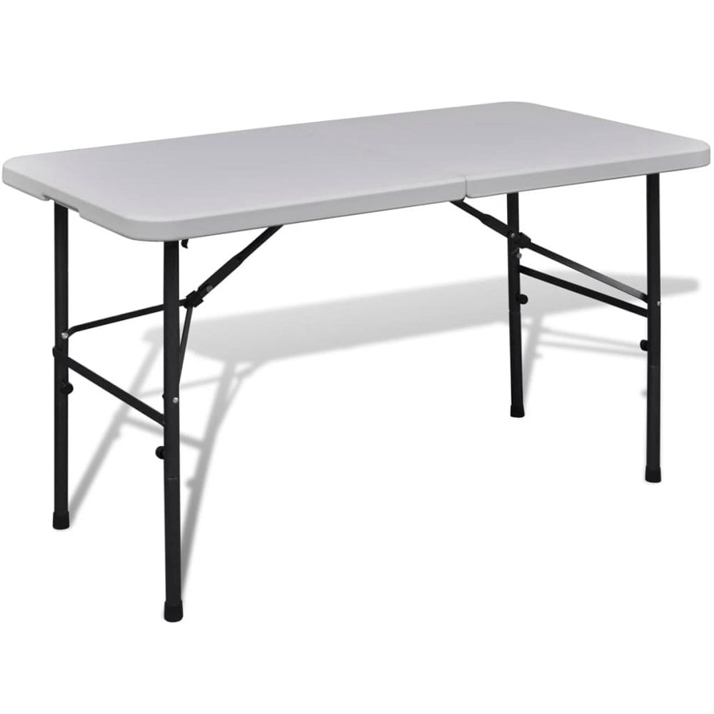 Berkfield Foldable Garden Table 122 cm HDPE White