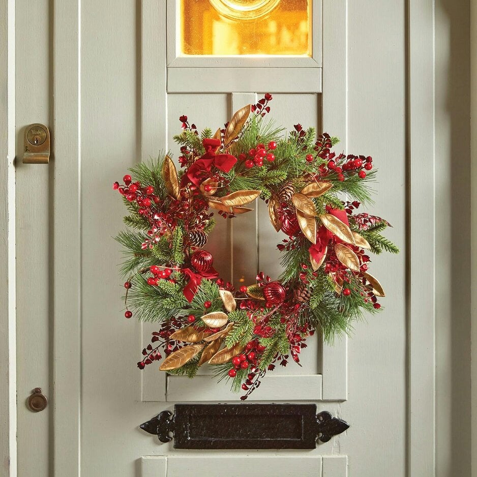 Scotts of Stow Red and Gold Wreath